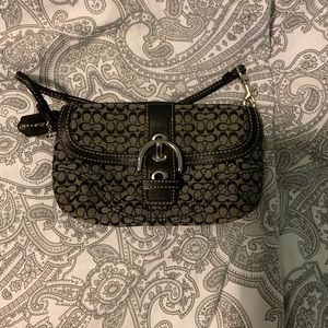 Black coach wristlets